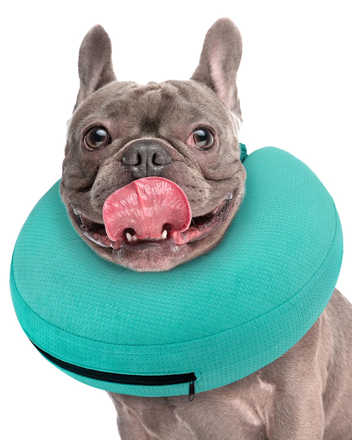 Supet Inflatable Dog Cone Collar for After Surgery Donut, Soft Dog Cones for Small Medium Large Dogs Pets, E Collar Pet Neck Donut Collar Alternative After Surgery
