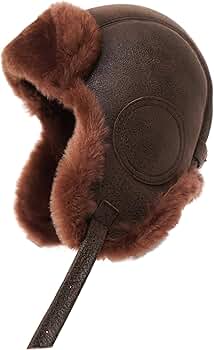 帽子 SHOMKA Chocolate lynx bonnet 49cm SHÓMKA Chocolate lynx