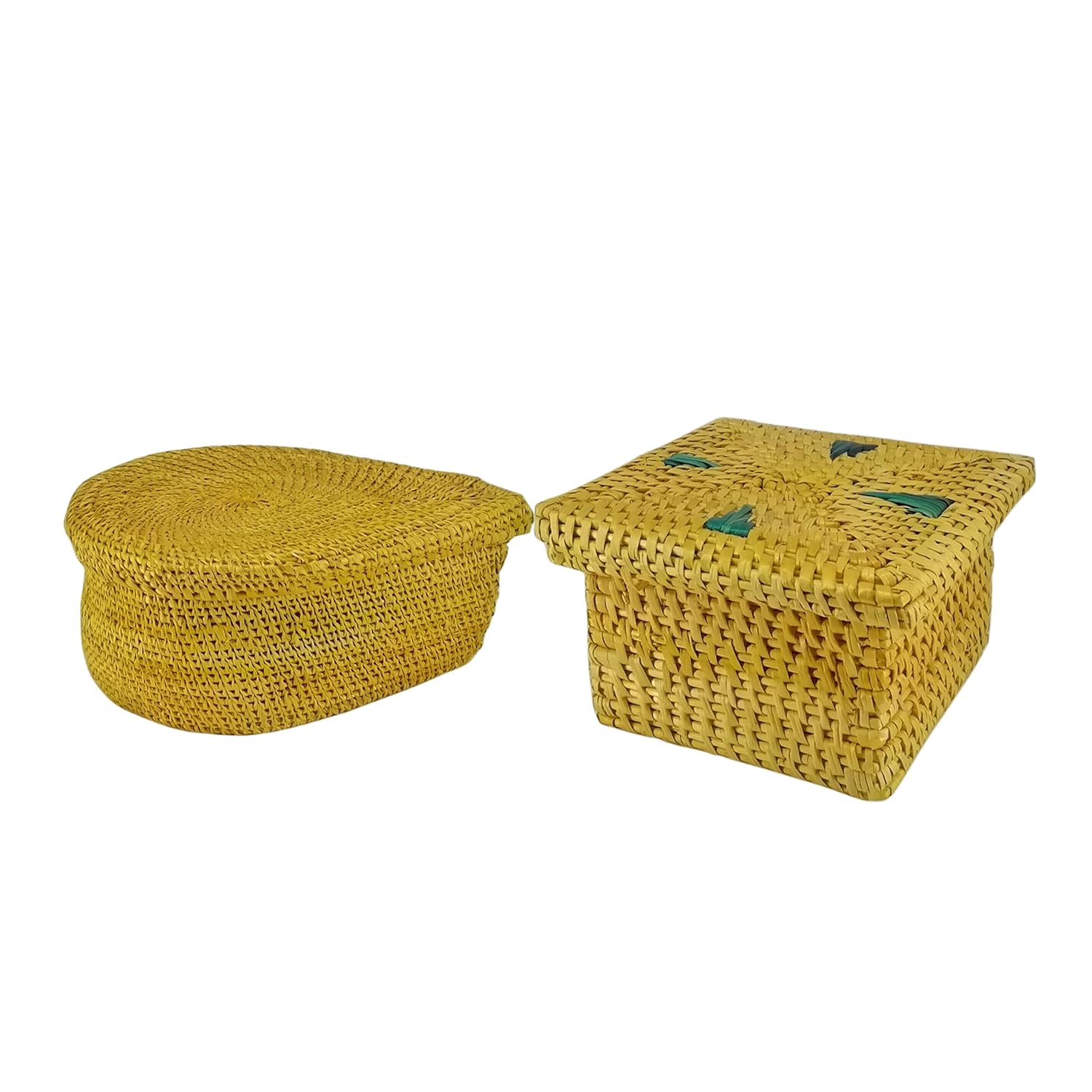 SILPAKRITI Handmade design Small storage box and Small Squre Storage