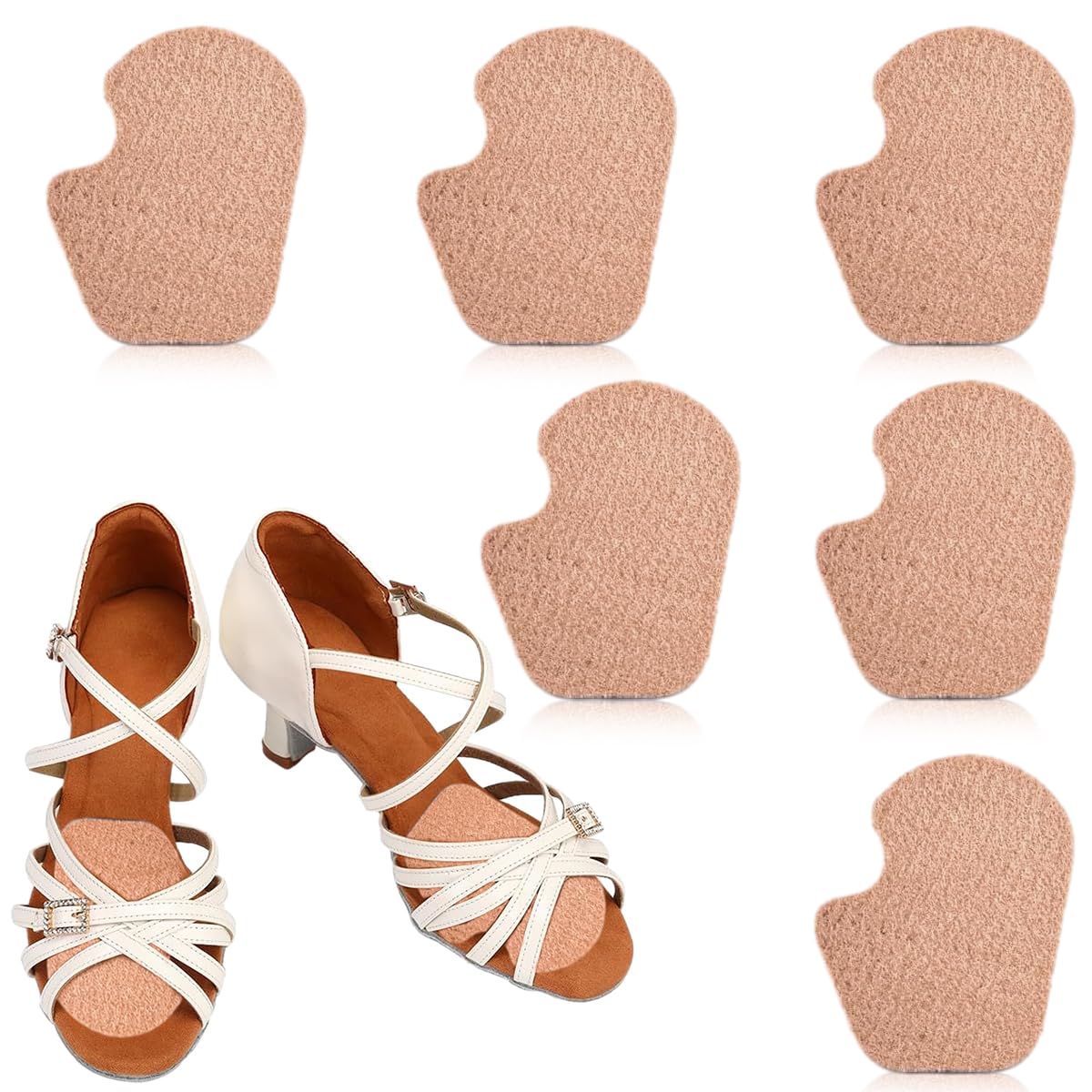 MAYCREATE® 3 Pairs Wool Felt Ball of Foot Cushion Shoe Insoles, Foot Pads for Dancer Sesamoiditis Pads, Self-Adhesive Foot Cushion Pads for Men Women Dancing Pain Relief (B0CR6G72XT) Amazon Price History, Amazon Price Tracker