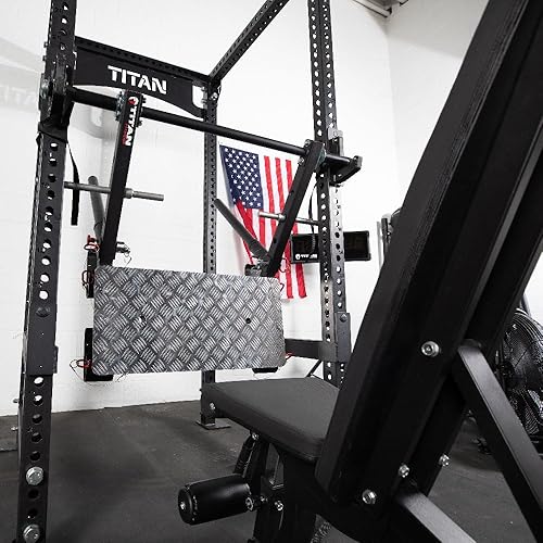 Miniatura 4 de Titan Fitness Power Rack Stealth - Prensa de piernas compatible con todos los bastidores de la serie Titan, clasificado 500 libras