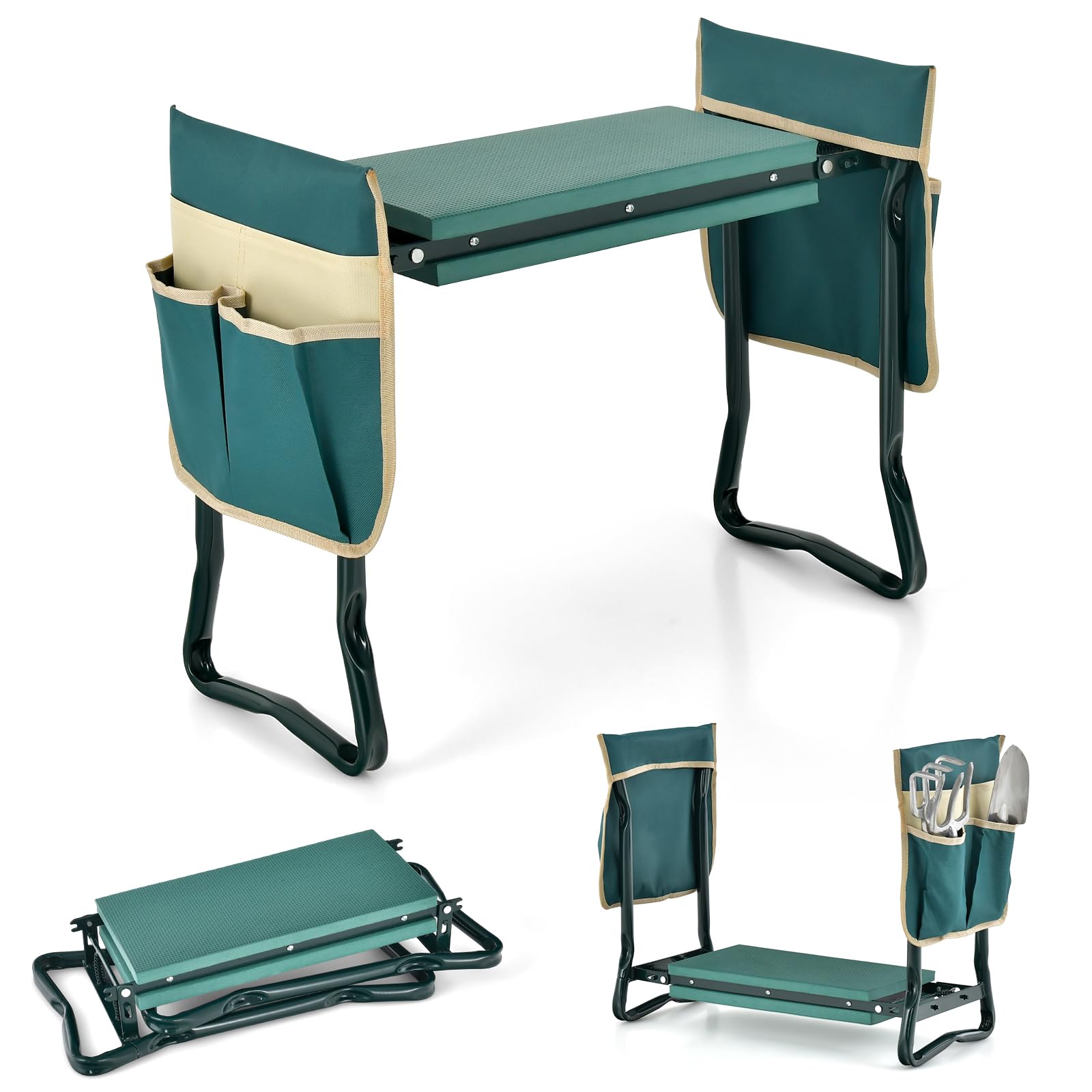 soars tabouret jardinage 2 en 1 pliable – Image 1