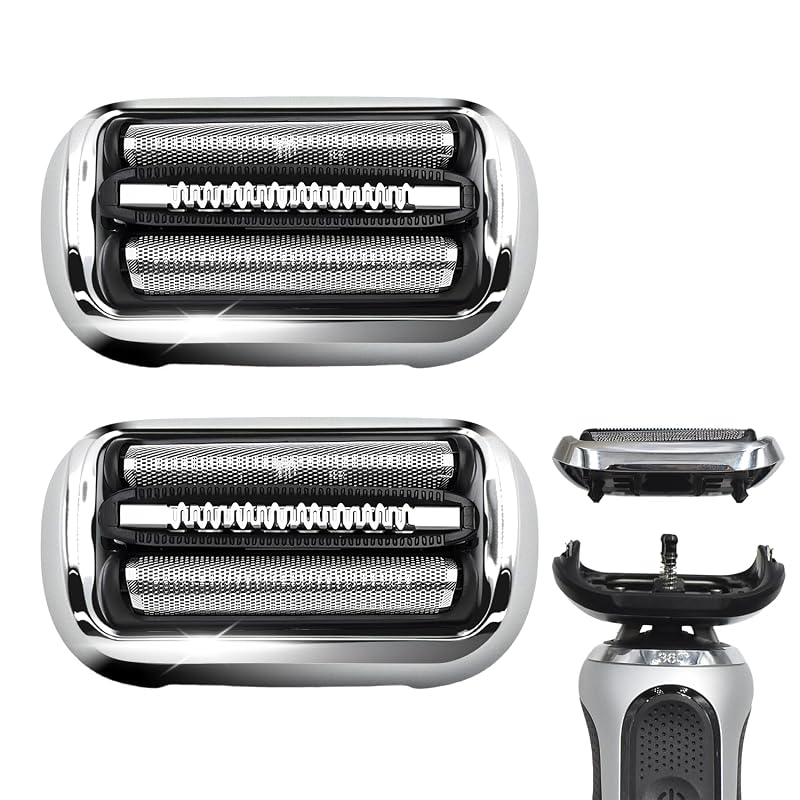 Cabeça de reposição 73S para barbeadores elétricos Braun Series 7, compatível com 7020s, 7025s, 7027cs, 7071cc, 7075cc e 7085cc, pacote com 2