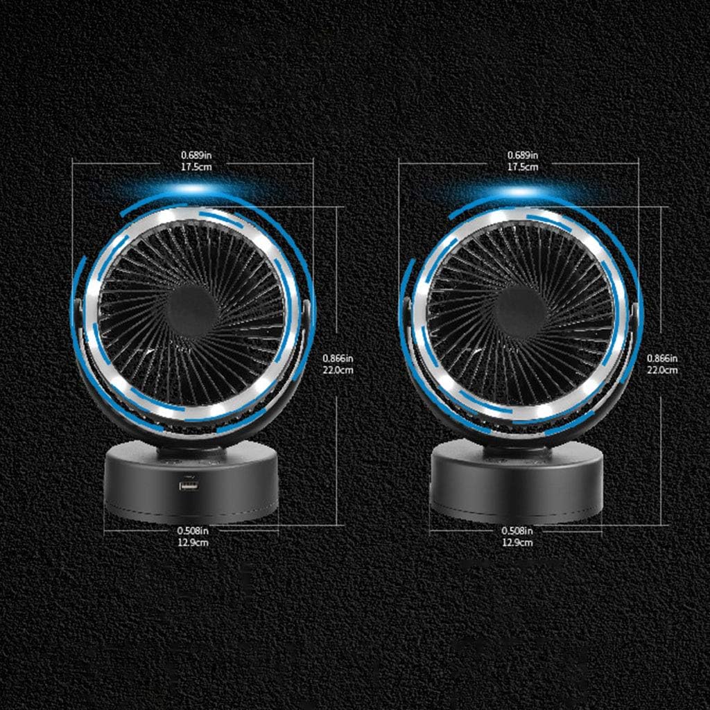 Fans, Camping Fan with Hanging Hook Ceiling Fan Battery Operated/USB Charging for Hiking, Fishing, Barbecue