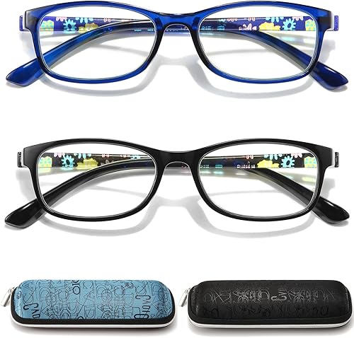 Miniatura 1 de RaoOG Lentes de lectura para mujer, bloqueo de luz azul, lectores de computadora para mujer, anteojos coloridos de calidad ligera