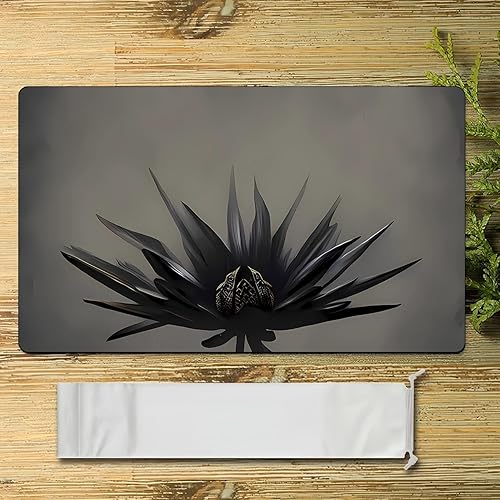 Miniatura 2 de Fantasy Black Lotus TCG - Tapete de juego de 24 x 14 pulgadas, tapete de juego para MTG DTCG CCG RPG Trading Card Game Mats superficie lisa juego de