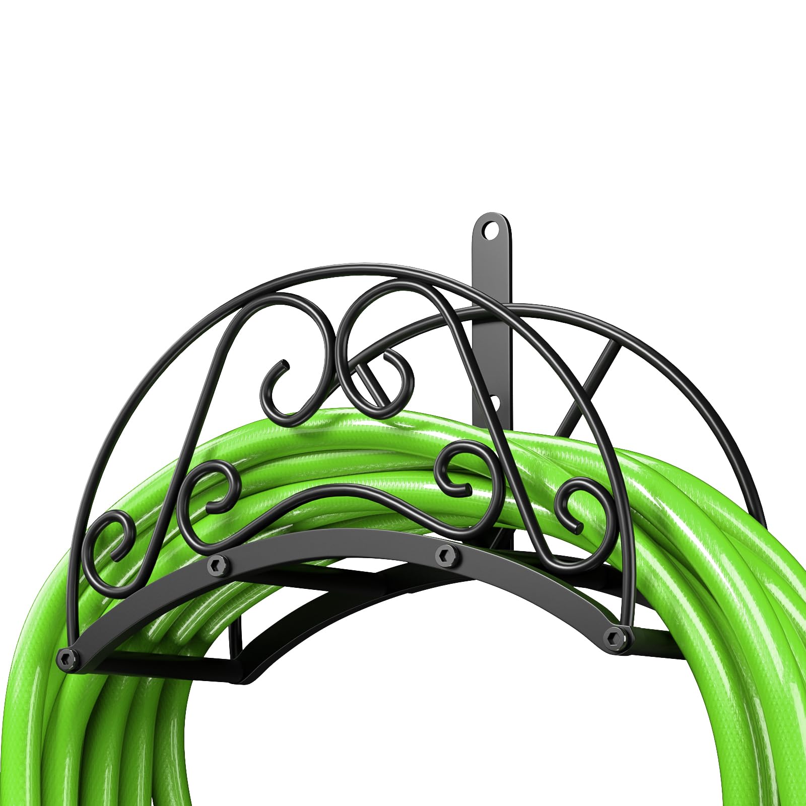 Snapklik.com : Garden Hose Holder Wall Mount Hose Hanger Decorative