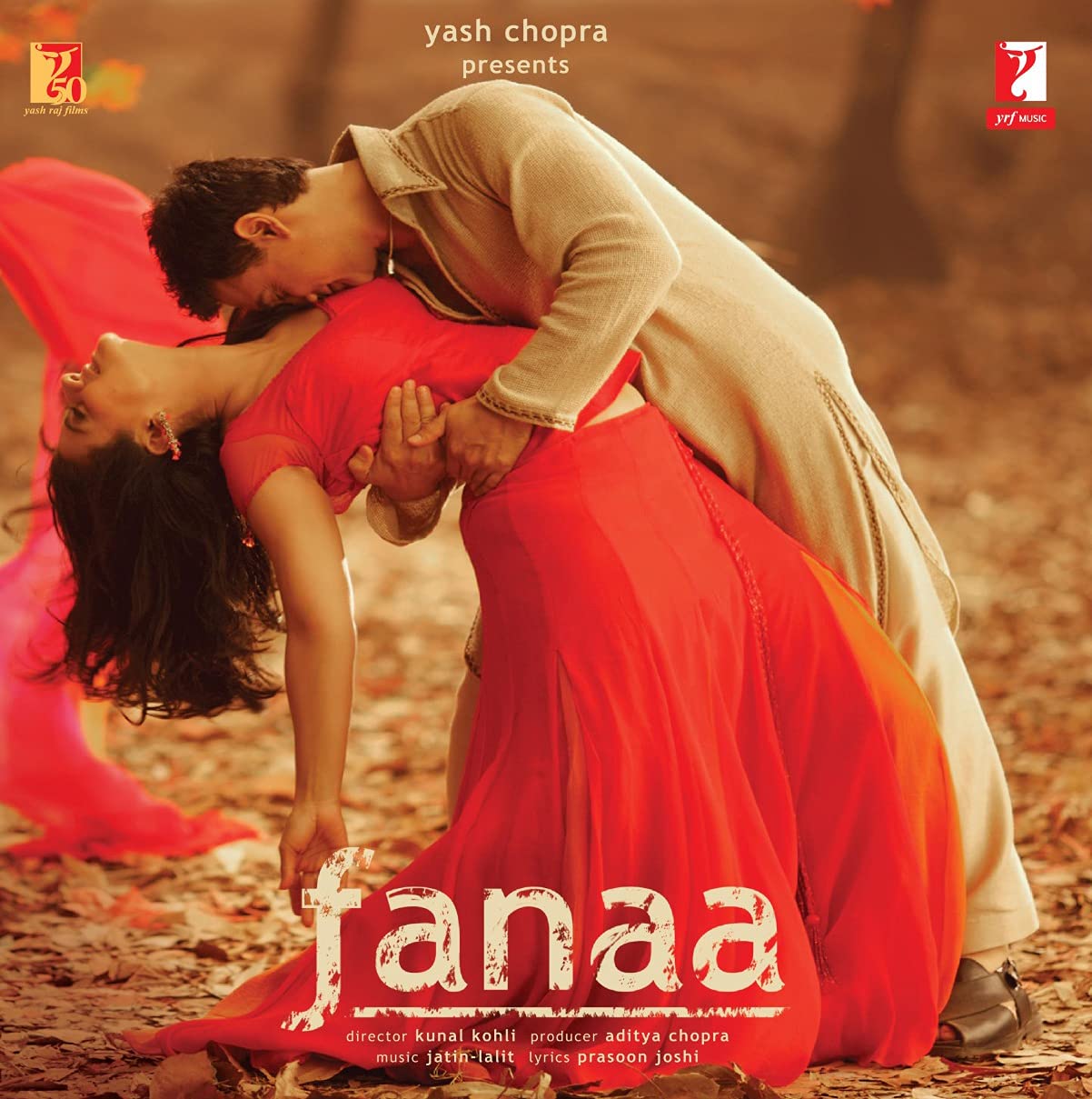 Fanaa - YRM 77077 - Golden Coloured - New Release Hindi Record, Shaan, Kailash Kher, Prasoon Joshi, Jatin-Lalit, Aamir Khan, Kajol , Rishi Kapoor