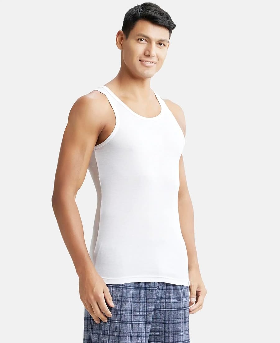 Jockey IC13 Men's Tencel Micro Modal Cotton Rib Sleeveless Vest
