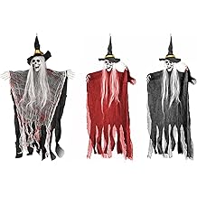 Great Value 3 Pack Hanging Halloween Skeleton Decorations Halloween Decorations Outdoor Zombies Scary Halloween Party Supplies Decor