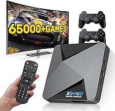 Super Console X2 Pro Retro Video Game Console with 65,000+Games,4K Hd Emulator Console with EmuElec 4.6/Android 9.0/CoreE,2.4+5G,Bt 5.0,Best Gifts