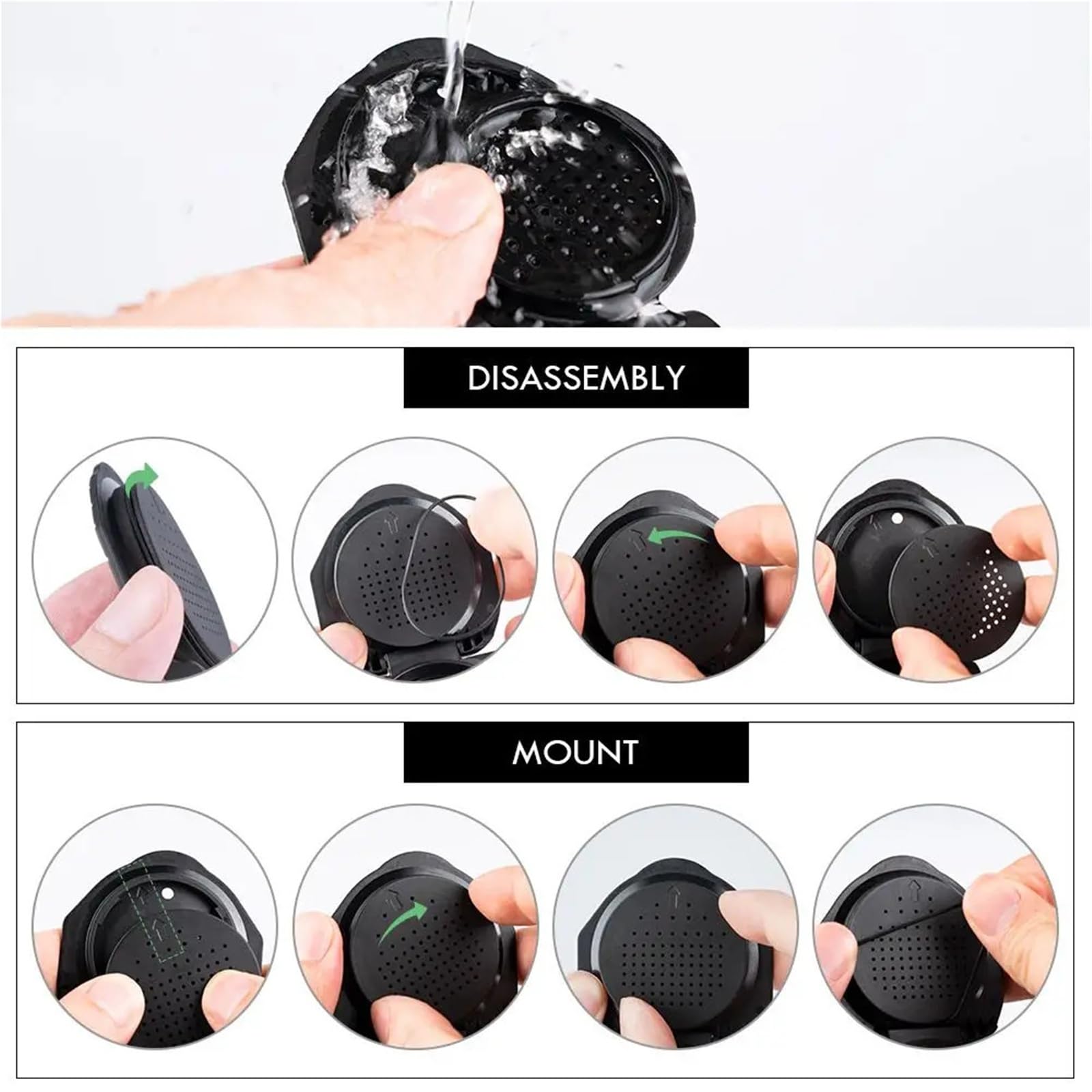 Nachfüllen wiederverwendbarer Kapseladapter, kompatibel mit Dolce Gusto Kaffeekapsel-Konverter, kompatibel mit Genio S Piccolo Xs Maschinen-Kaffeezubehör