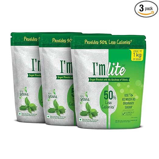 I'm lite 50% less calories sugar pack of 3-500g x 3 pouch