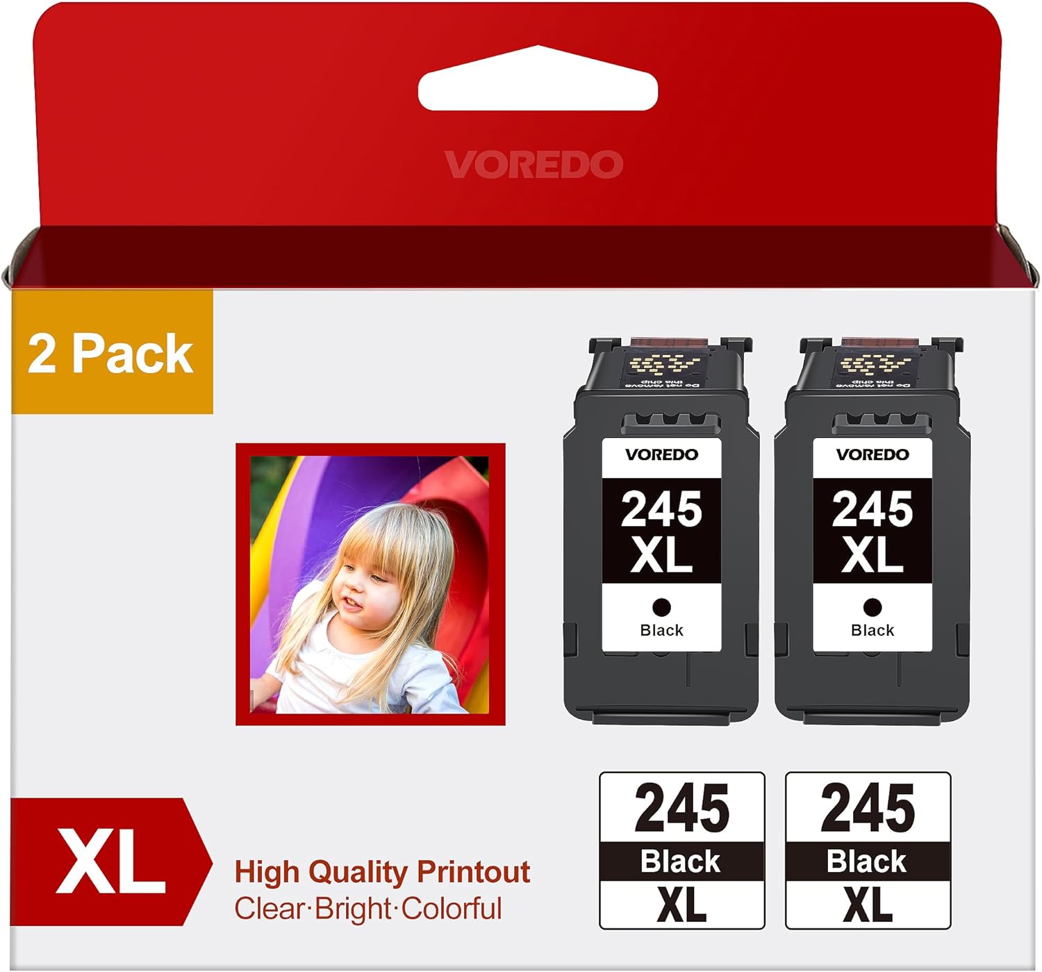 245XL Black Ink Cartridge High Capacity Ink Multi Pack for
