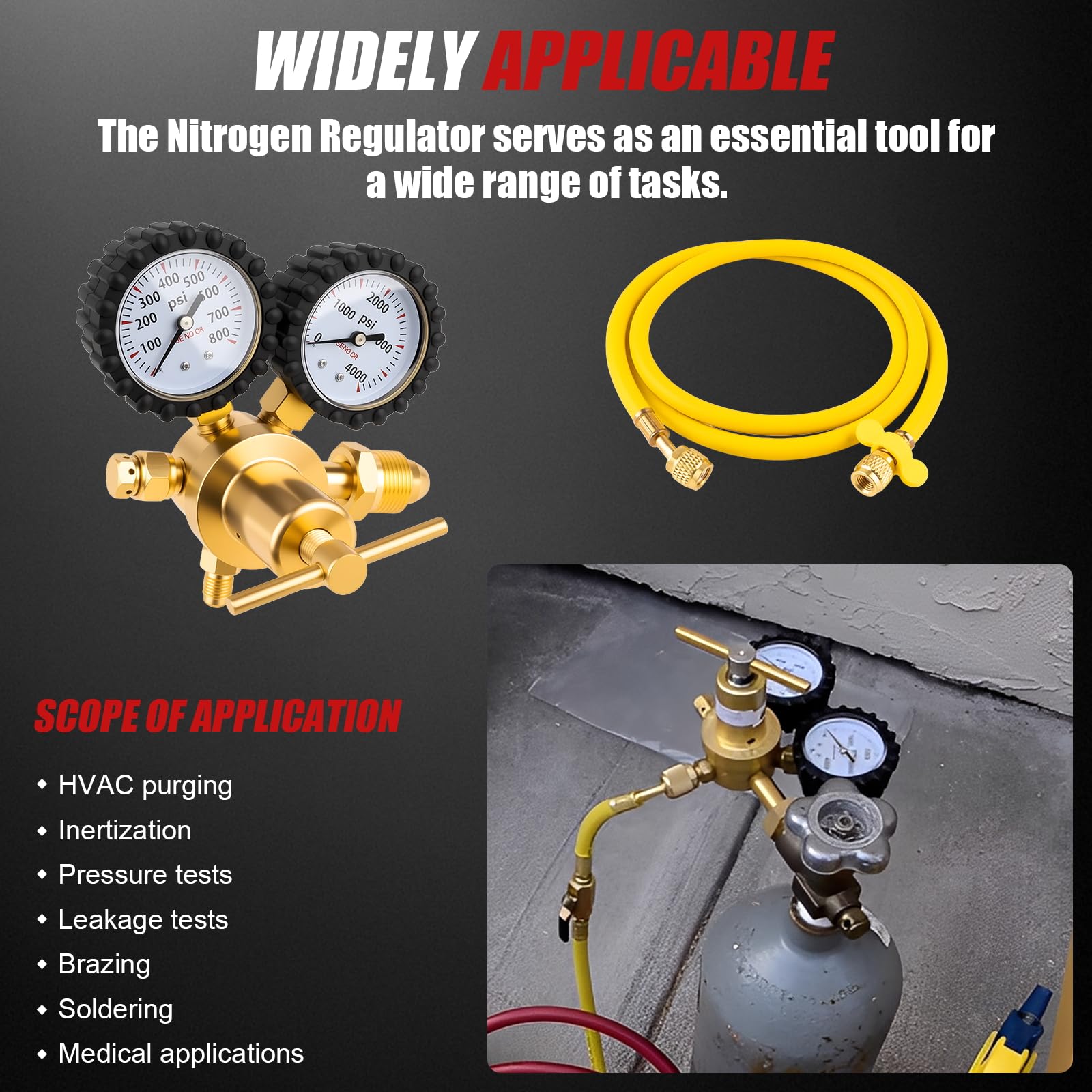 Siasky Nitrogen Regulator - HVAC Pressure Testing -7 Siasky Nitrogen Regulator - HVAC Pressure Testing -7