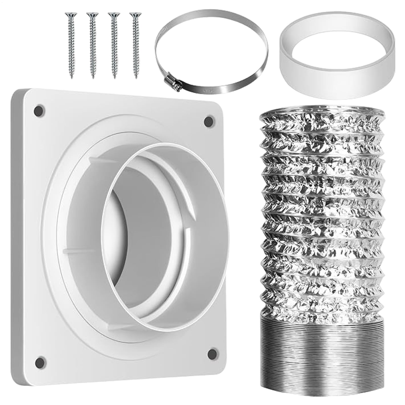 Kit de ventilation pour sèche-linge avec coupleur robuste anti-fuite pour cuisine