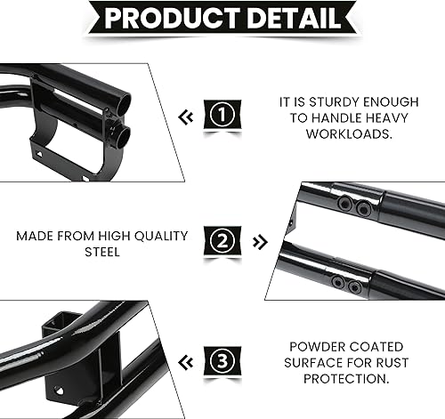 Miniatura 5 de HECASA Kit de enganche de parachoques trasero y remolque compatible con cortacéspedes John Deere ZTrak Zero-Turn Z235 Z255 Z335E Z335M Z345M Z345R