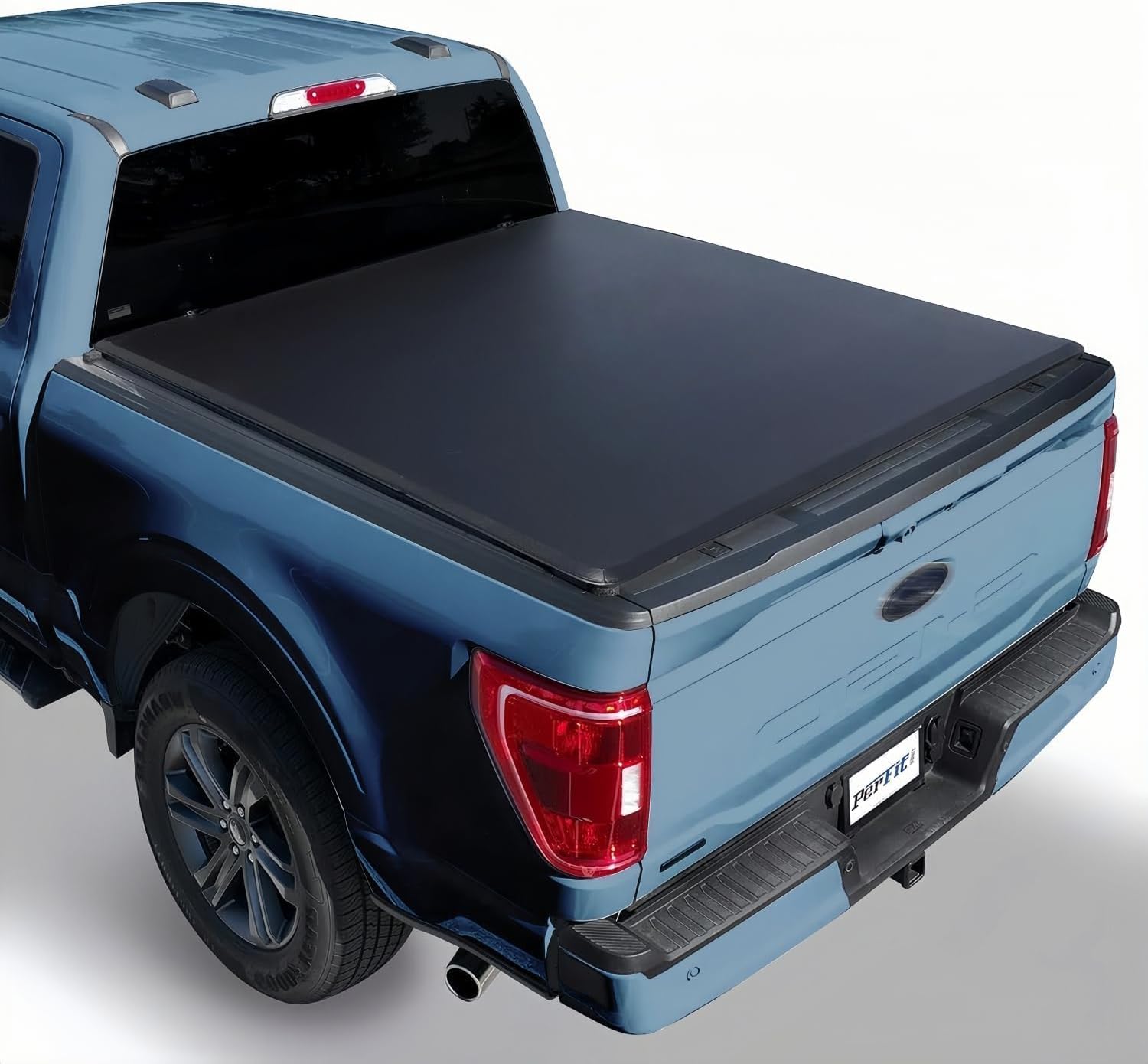 Perfit Liner 5.5" Bed Soft Roll Up Tonneau Cover for 2004-2025 Ford F-150 (Inclu. 2006-2014 Lincoln Mark LT) Styleside/Fleetside Truck Cargo Topper Without Drilling & Easy to Install Vinyl Cover
