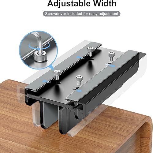 Miniatura 4 de Soporte vertical para laptop, soporte de aluminio para laptop, diseño ajustable 3 en 1, compatible con MacBook, MacBook ProAir, Dell, HP, Lenovo,