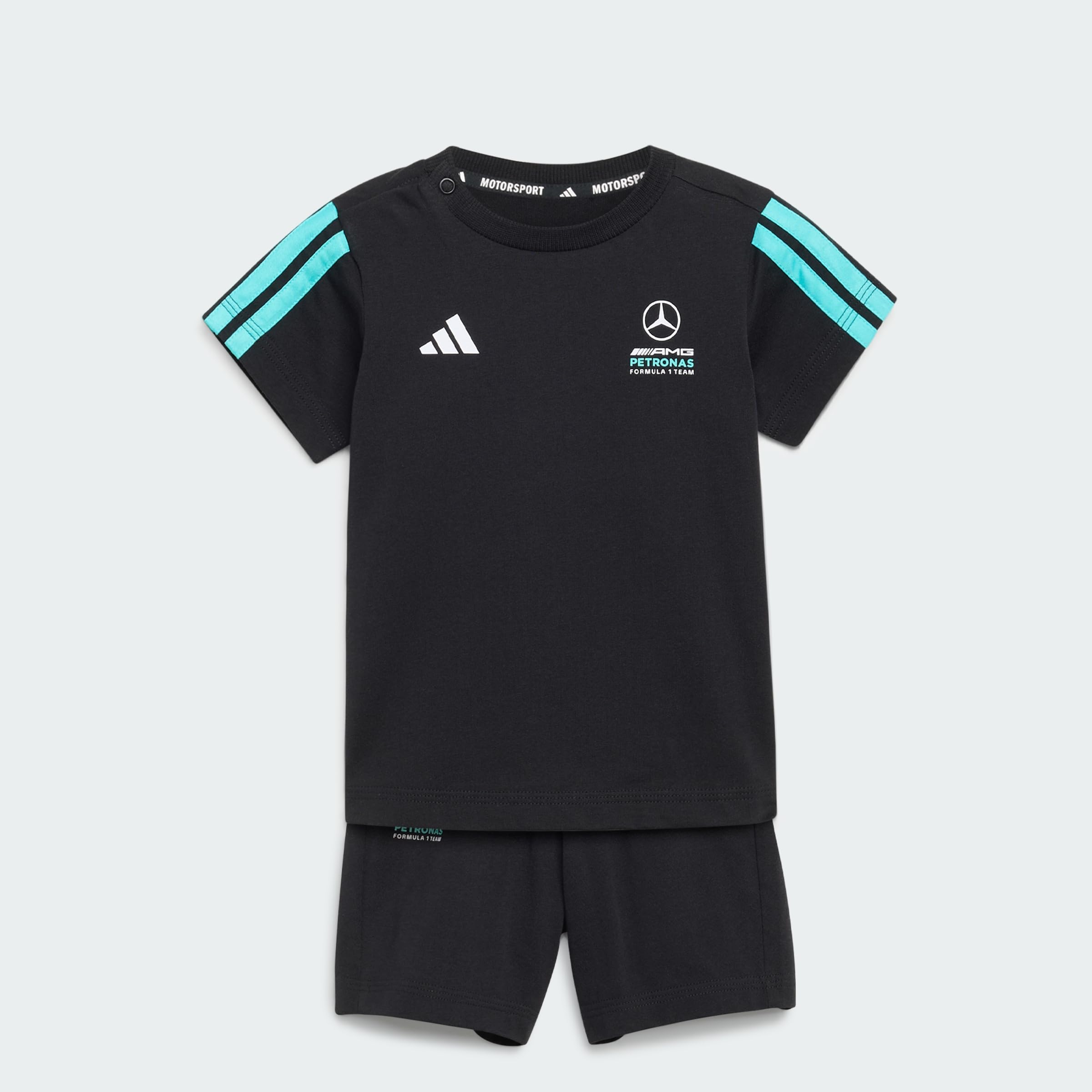 adidas Uniseks - niemowleta Mercedes - Amg Petronas Formula 1 Team Dna Baby Jogger Short Sleeve Track Suit