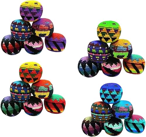 Miniatura 7 de Mia Jewel Shop Spirit of Nature - Footbag Sack for Kick Ball Assorted Foot Bag Crochet Hacky for Adults Juggling Balls for Beginners