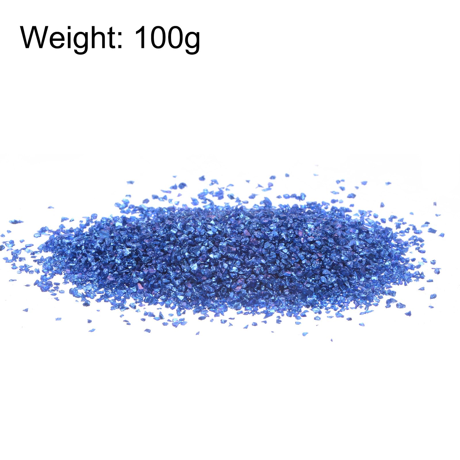 Paillettes De Verre Concassé Doré 3-6mm - 454g - Pour Déco Résine, Vases, Artisanat - Éclats Iridescents