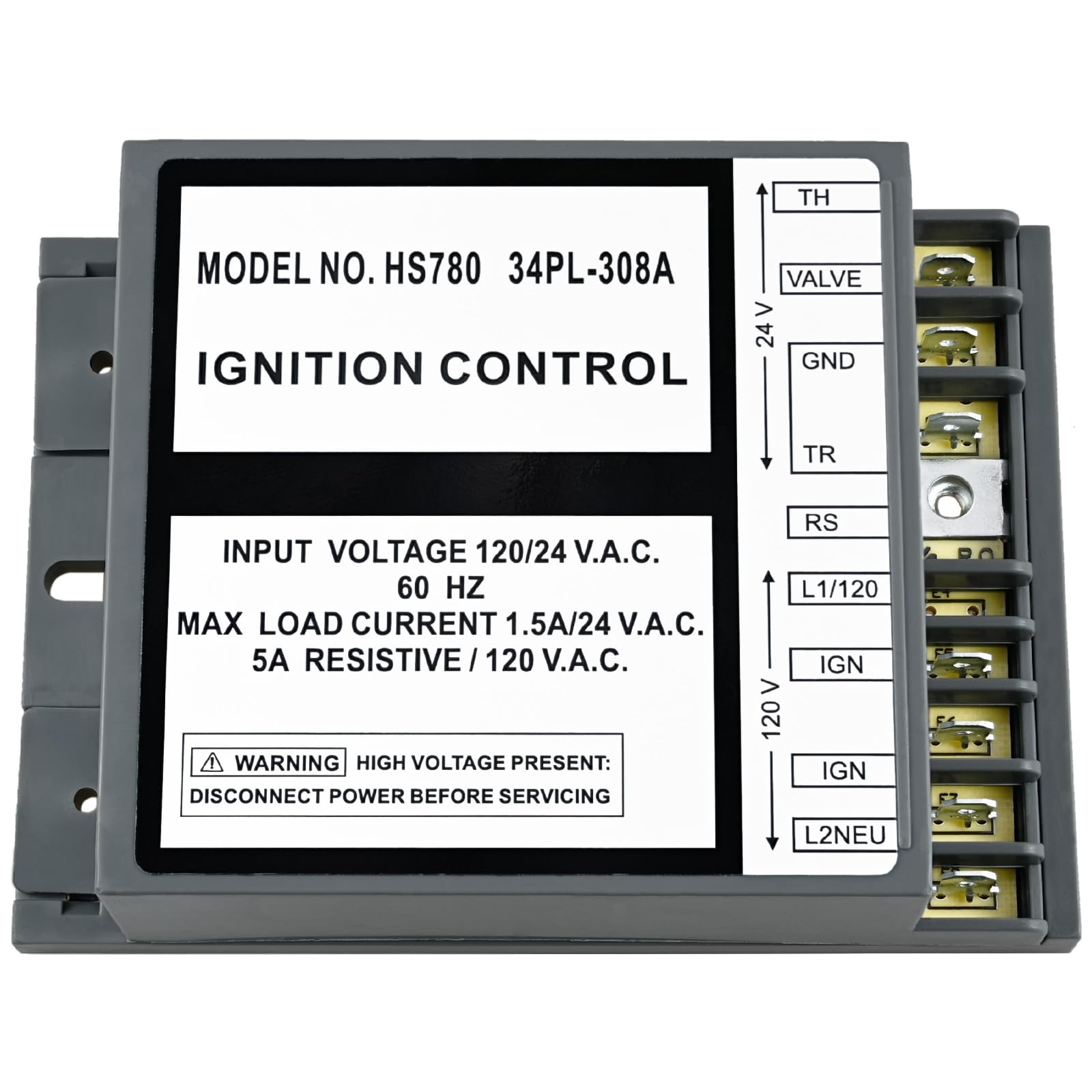 Photo 1 of HS780 34PL-308A Hot Surface Furnace Ignition Board, Replacement for Robertshaw 780 Series 780-783, Gas Furnace Control Module