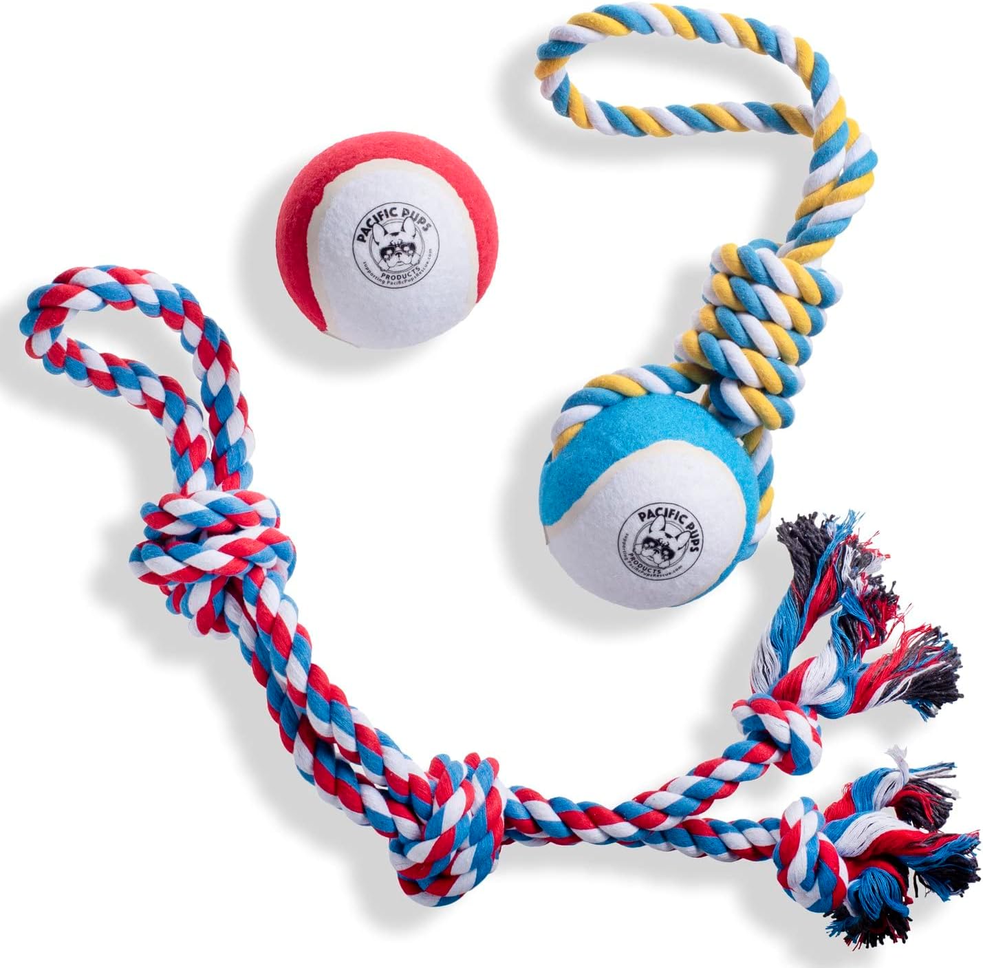 Pacific Pups Products supporting XL Dog Rope Tug