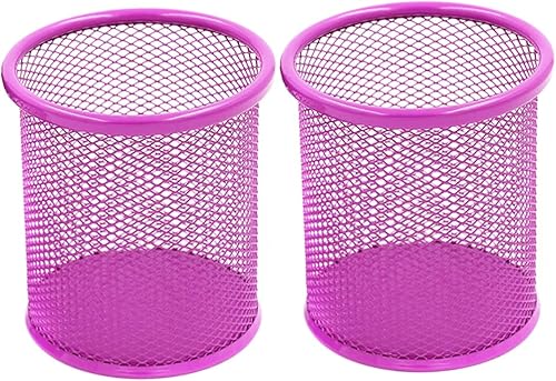 Operitacx 2 unids accesorios de escritorio de trabajo soporte soporte de lápiz de color ahueca hacia fuera cuaderno escritorio cuadrado accesorios