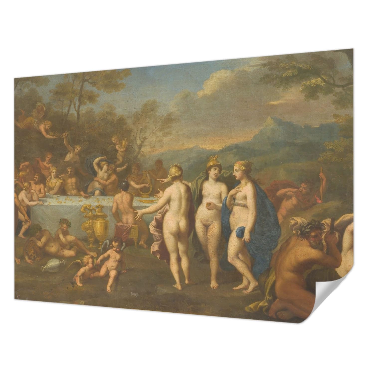 Papier peint autocollant mur 312x219 cm pose facile sans colle salon
