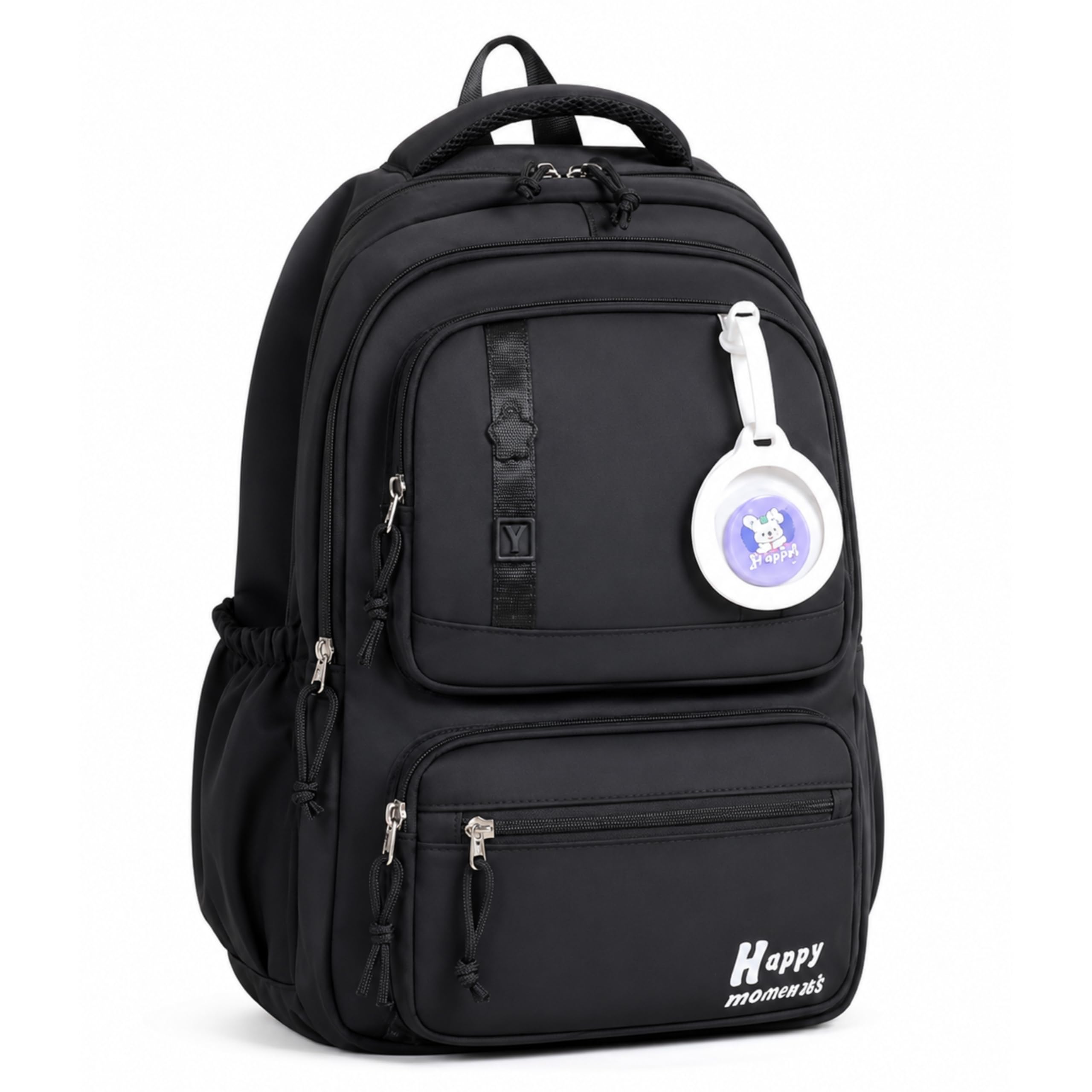 lyfco Korean Style School & College Backpack with Detachable Pouch | 18 Inch Large capacity bag for Girls & Boys Age of 12-16 years | Best for School, Tution, Travel, Camping-picture-49