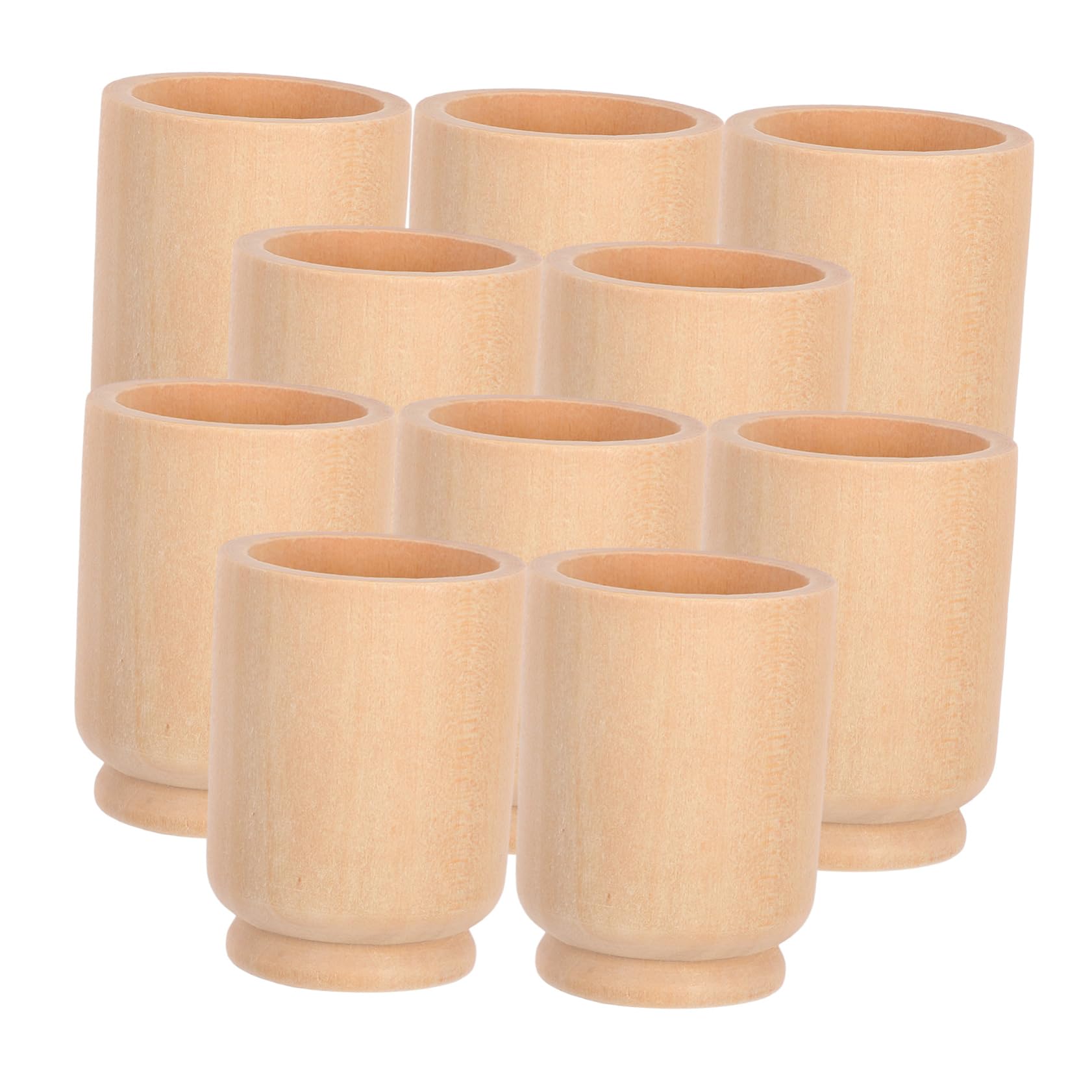 OFFSCH 10Pcs Egg Display Stand Egg Cups for Home Decor Egg Shaped Cup Holder for Party and Activities