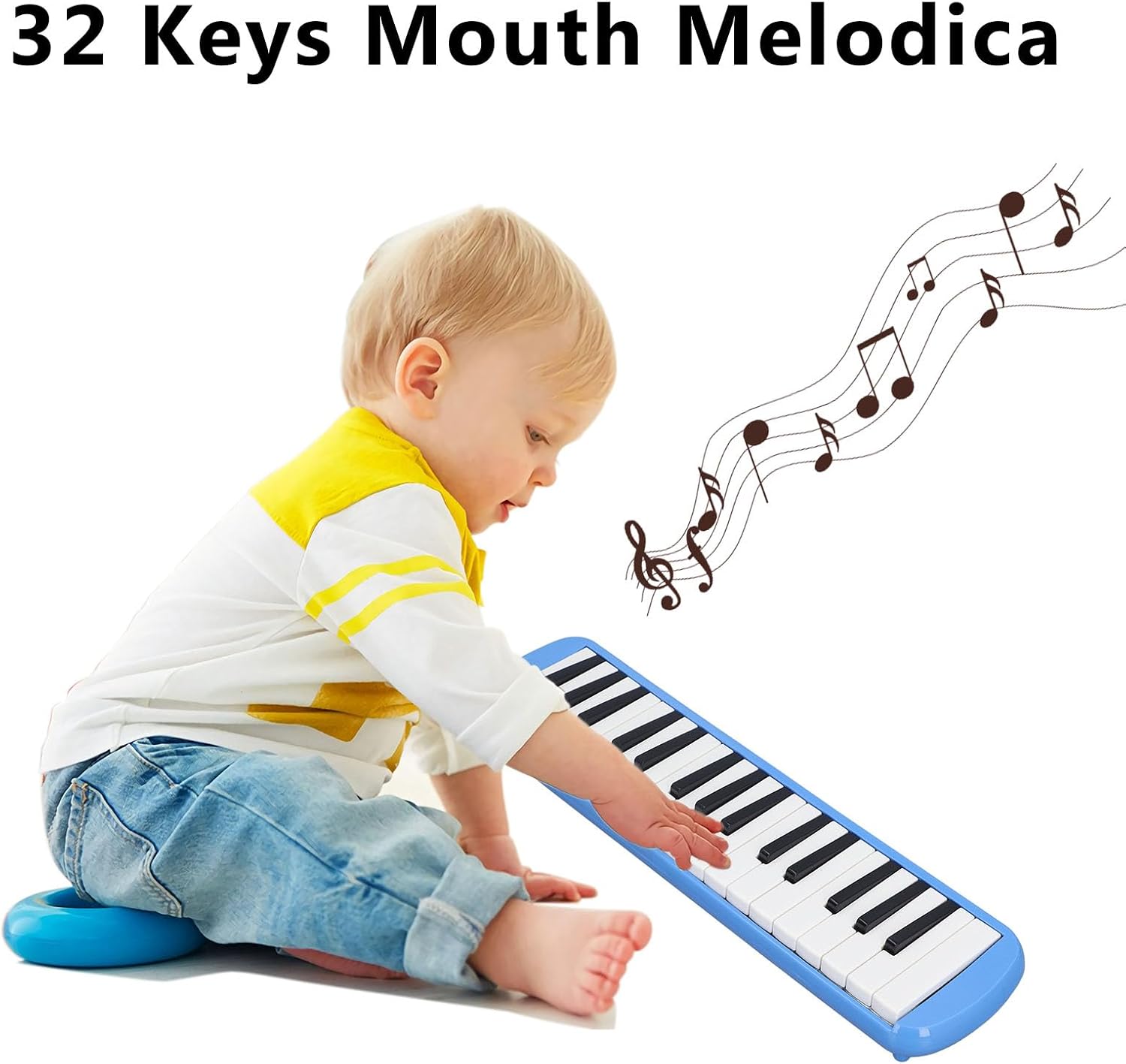 32 Keys Melodica Keyboard hamwesh melodica instrumental 37 Melodica Instrument Air Piano Instrument For Beginners With Mouthpiece Blowpipe Storage Bag Musical Instrument For Music Lover nan