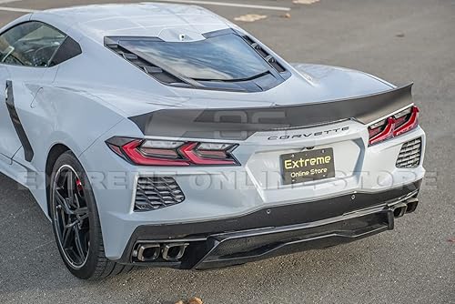 Miniatura 4 de Repuesto para modelos Chevrolet Corvette C8 2020 actuales  Alerón de ala de tapa trasera de maletero estilo Ducktail EOS Performance (plástico ABS -