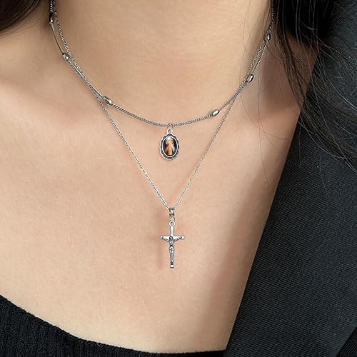 Miniatura 4 de 120 dijes de esmalte religioso de aleación católica de la Virgen de Guadalupe Medalla Milagrosa de la Virgen María para bricolaje pulsera mexicana