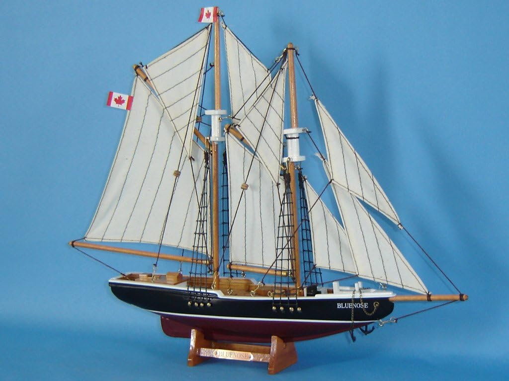 Bluenose 17" - Bluenose - Model Ship Wood Replica - Bluenose Schooner - Model Ships Wood - Already Built - Model Boats Wooden - NEW