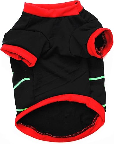 Miniatura 6 de Paquete de 3 camisas de Navidad para perros, ropa de copos de nieve, traje de Papá Noel, traje para cachorros, camiseta divertida para perros