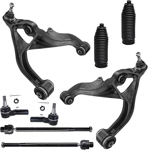 Miniatura 114 de Detroit Axle - Kit de suspensión delantera de 8 piezas para Toyota Sienna 2004-2010, brazos de control inferiores con rótulas interiores exteriores