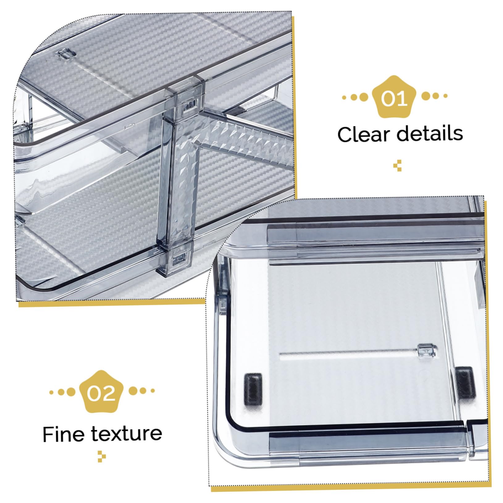 Garneck Soda Can Organizer for Refrigerator Double Tier Stackable Dispenser Automatic Rolling Beverage Holder Transparent Efficient for Drinks and Cans Fridge