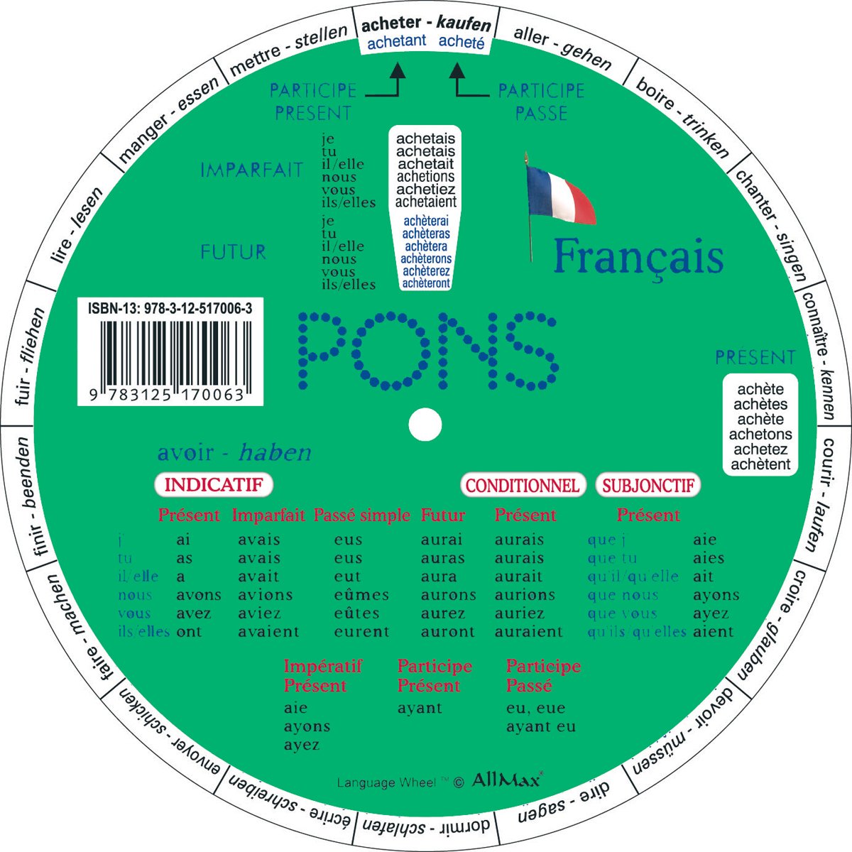 PONS Drehscheibe Verben Franz sisch Amazon de B cher pons-drehscheibe-verben-franz-sisch-amazon-de-b-cher