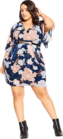 City Chic Womens Heather Dress