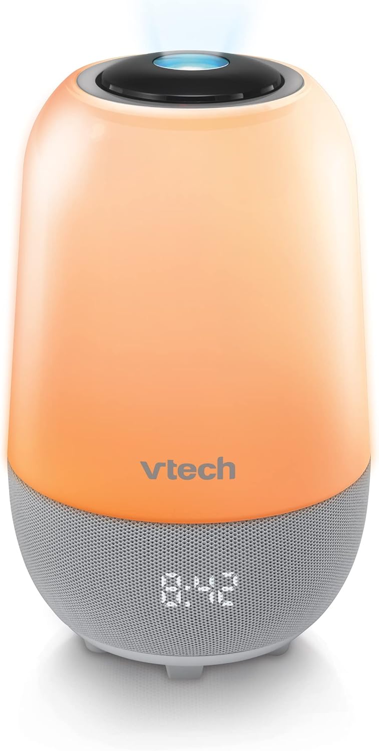 VTech BC8313 Sleep Training Soother with Bluetooth Speaker, Glow Light