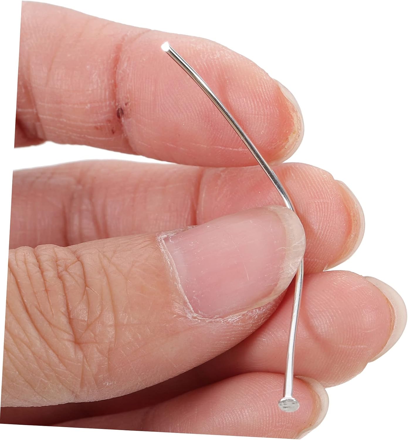 GLSTOY 1200pcs Flat for Jewelry Making Metal for Beading Craft Projects and Pendant Creation for Earrings and Necklaces