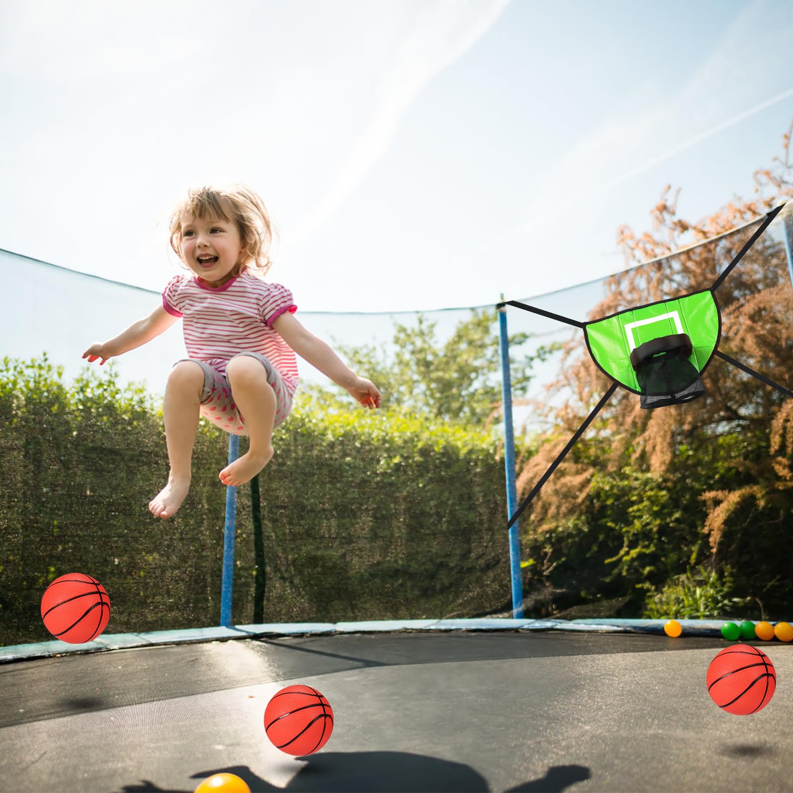 Mini cerceau de basket-ball pour trampoline Easy install basketball