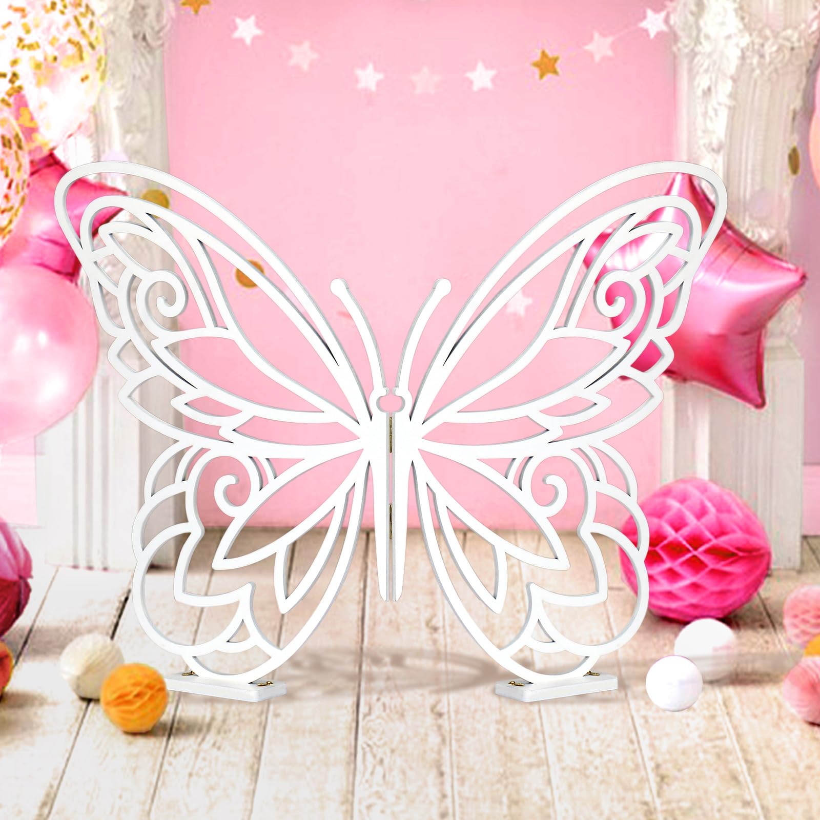 ジャケット・アウター BIRTHDAYBASH L BUTTON BUTTERFLY BOA Amazon.com: Zzbakress Wooden Large butterfly decorations