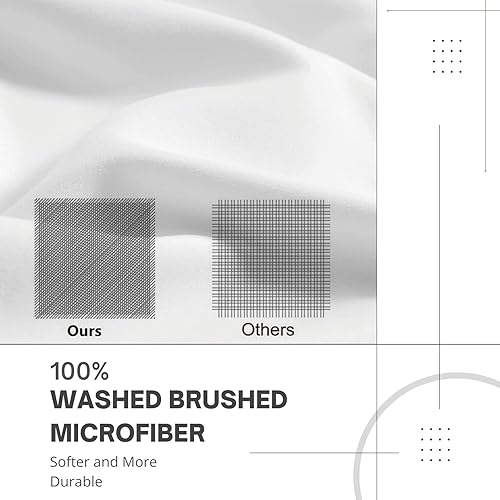 Miniatura 3 de Flowers on the Banks of Seine near Vetheuil - Juego de sábanas Claude Monet, juego de sábanas de microfibra con patrón de 3 piezas, sábana bajera