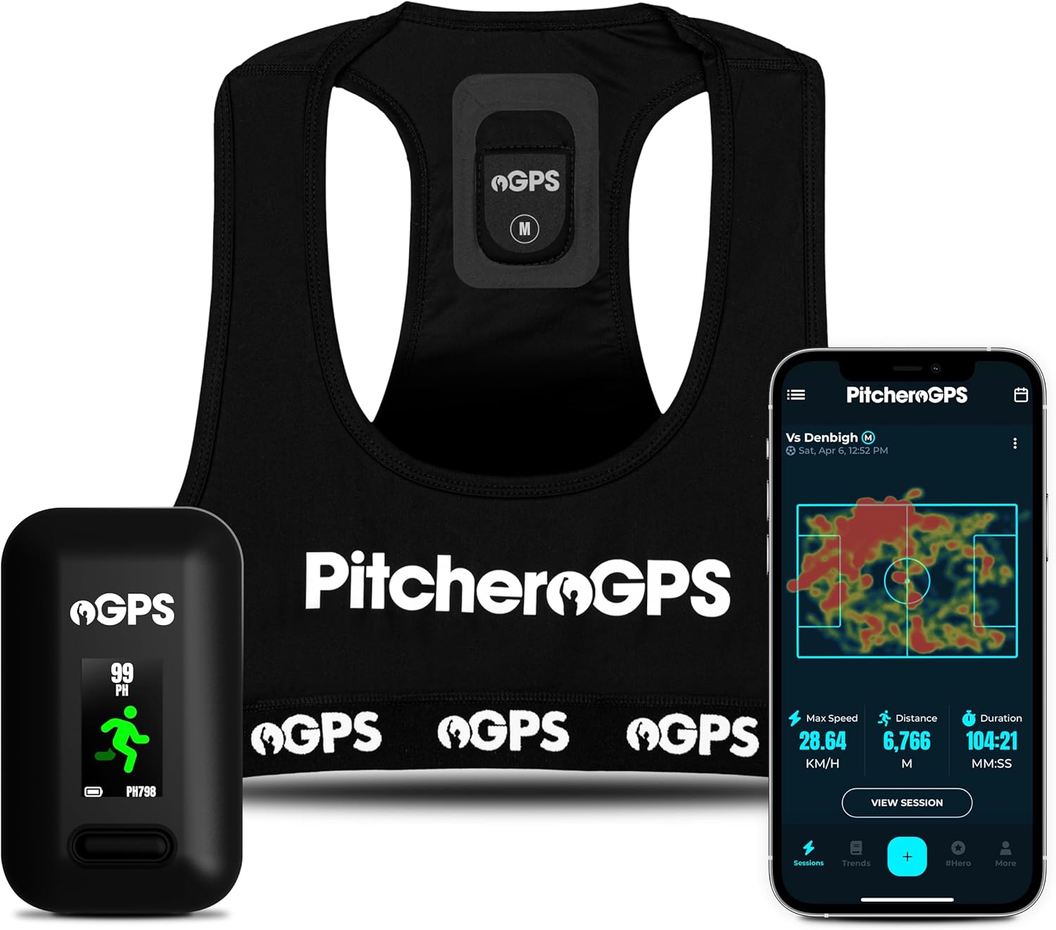 Paquete de seguimiento de jugadores de fútbol: chaleco deportivo GPS con suscripción de 12 meses, equipo de entrenamiento de fútbol para seguimiento de rendimiento y estado físico