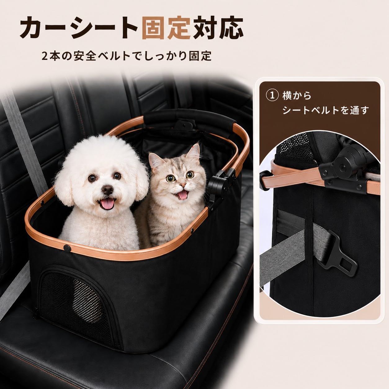 ❤耐荷重20kgで超高耐久性❣多頭飼いにも超便利♪❤通気性も抜群☆ペットカート ❤耐荷重20kgで超高耐久性❣多頭飼いにも超便利