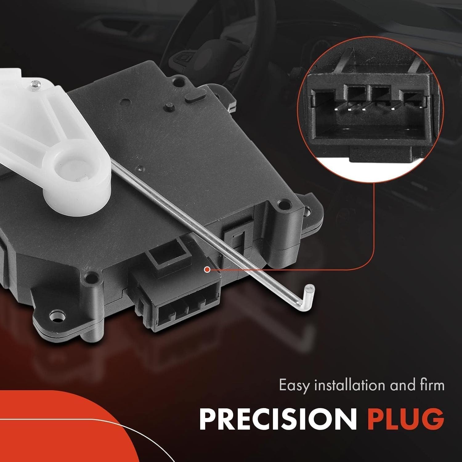 A-Premium HVAC Heater Blend Door Actuator Replaces 79160-S0X-A01 - Compatible with Honda Odyssey 2002-2004, Pilot 2003-2008 & Acura MDX 2002-2006, Main, Temperature Actuator