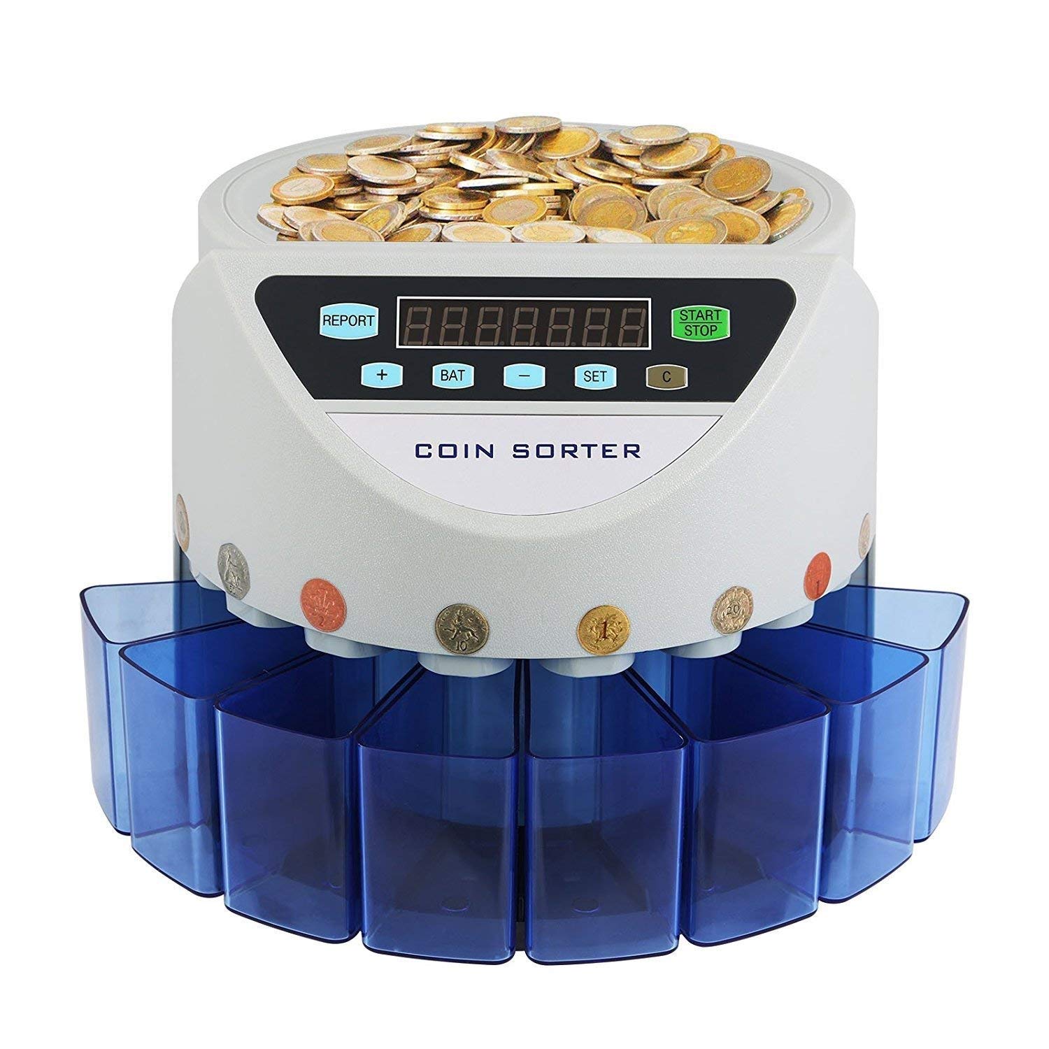 LBSX 300 Coins/min 45W Electronic Coin Sorter/Counter, Countable, 220 V